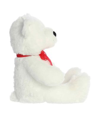 Medium Bear Cuddly Plush Toy White 11.5"