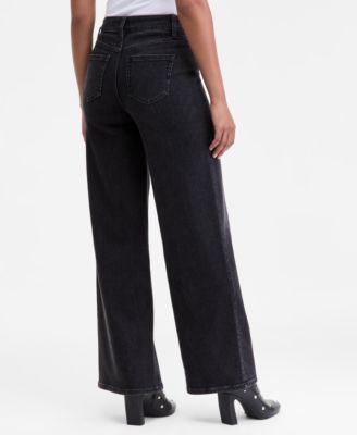 Women's High-Rise Wide-Leg Jeans, Macy's Exclusive