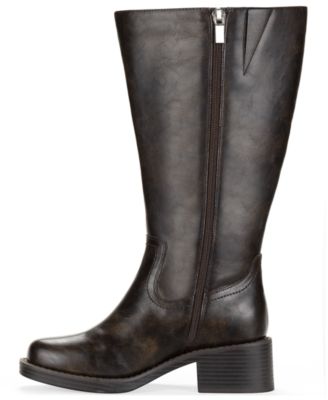 Women's Warblerr Wide Calf Square Toe Tall Boots