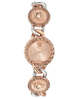 Versace - Women's Swiss La Greca Stud Icon Two-Tone Link Bracelet Watch 28mm