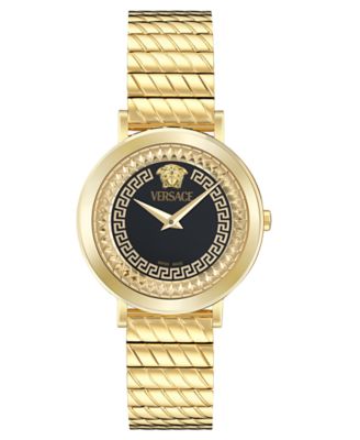 Versace - Women's Swiss Delphinus Gold Ion Plated Bracelet Watch 35mm