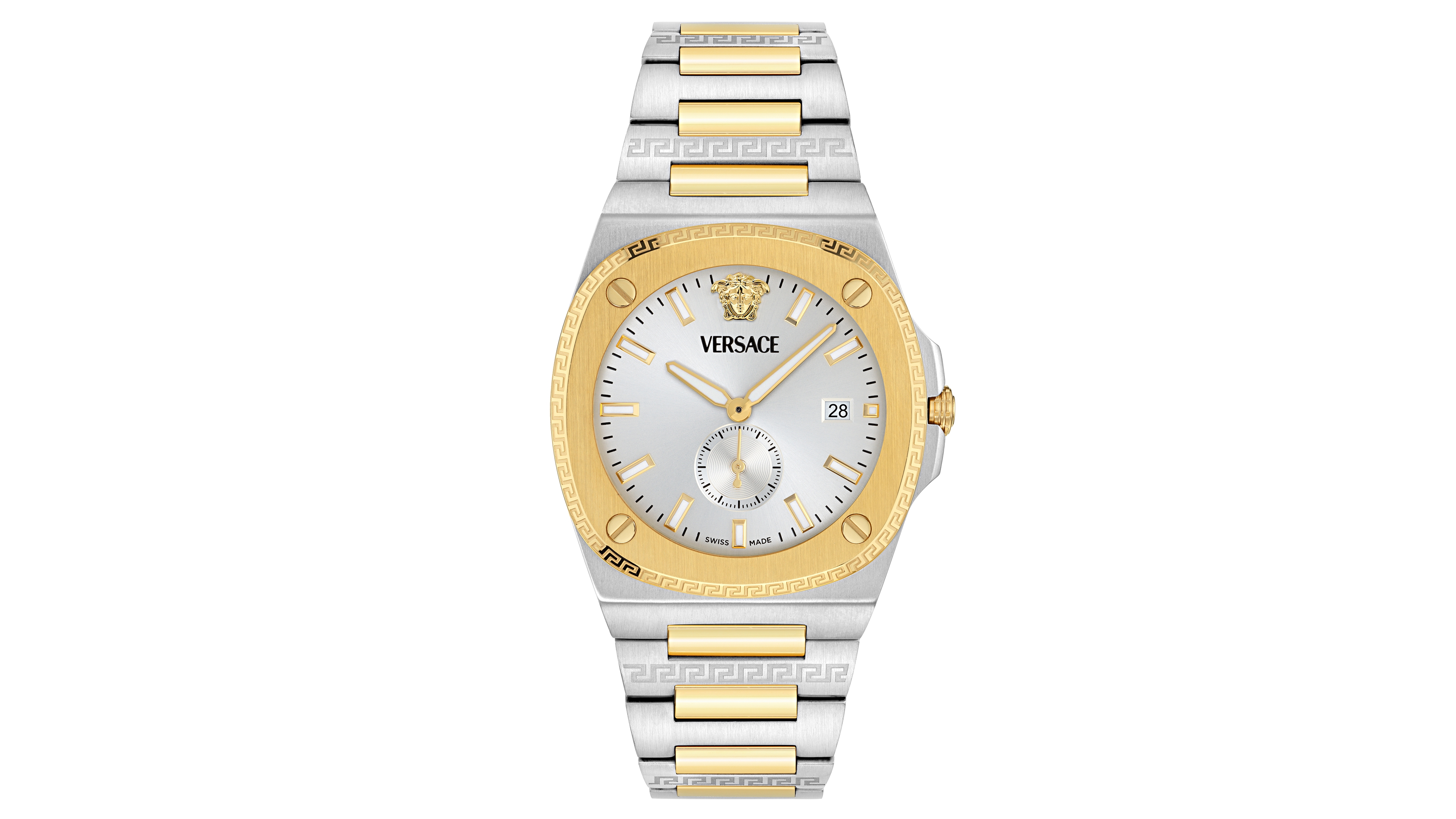 Versace Men's Swiss Tolomeo Two-Tone Bracelet Watch 40mm