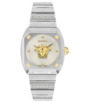 【Anne】VERSACE 腕時計　ブレスレット　シルバー　QSQ Versace Women's Swiss Medusa Antares Stainless Steel Bracelet
