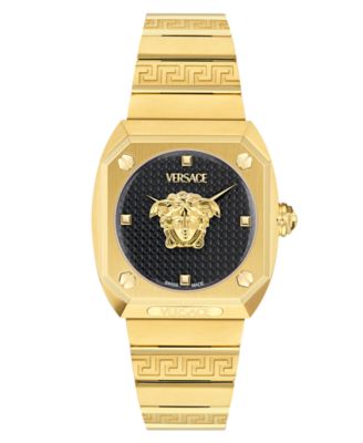 Versace - Women's Swiss Medusa Antares Gold Ion Plated Bracelet Watch 35mm