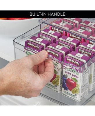 Stackable Storage Drawer for Pantry, Set of 2, Clear, Made in USA