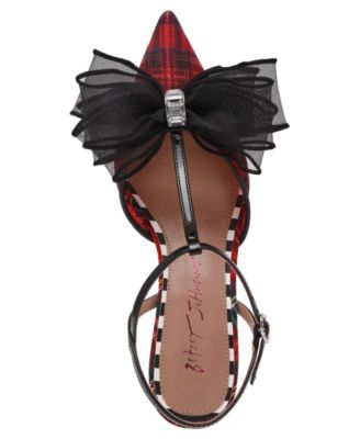 Women's Lillyan T-Strap Kitten-Heel Pumps