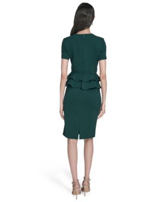Petite Peplum Sheath Dress