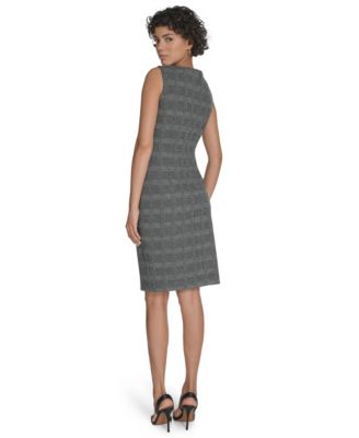 Petite Ponte Starburst Midi Dress