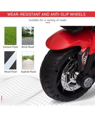 3-Wheel Kids Ride On Motorcycle W/ High-Traction Wheels,