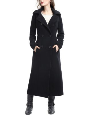 Women's Mariel Wool Blend Hooded Long Walking Coat