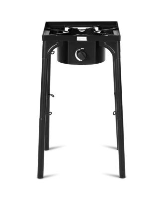 Portable Propane 100000BTU Single Burner Outdoor Camp Stove w Adjustable Legs