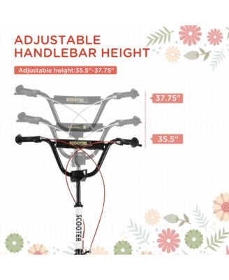 Youth Scooter Kick Scooter Front and Rear Dual Brakes,