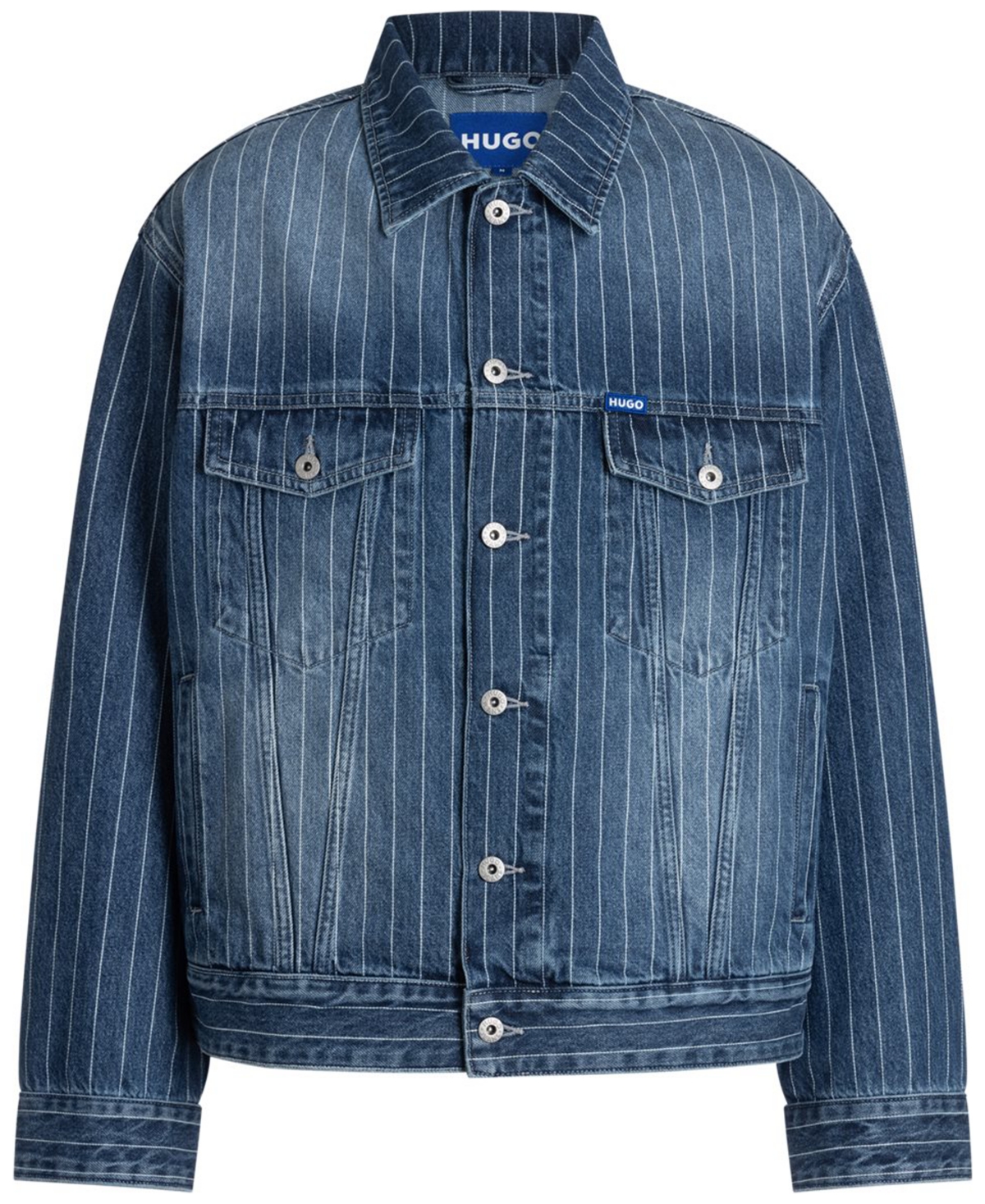 Hugo Boss Hugo By  Men's Kirkby Stripe Shirt In Blue