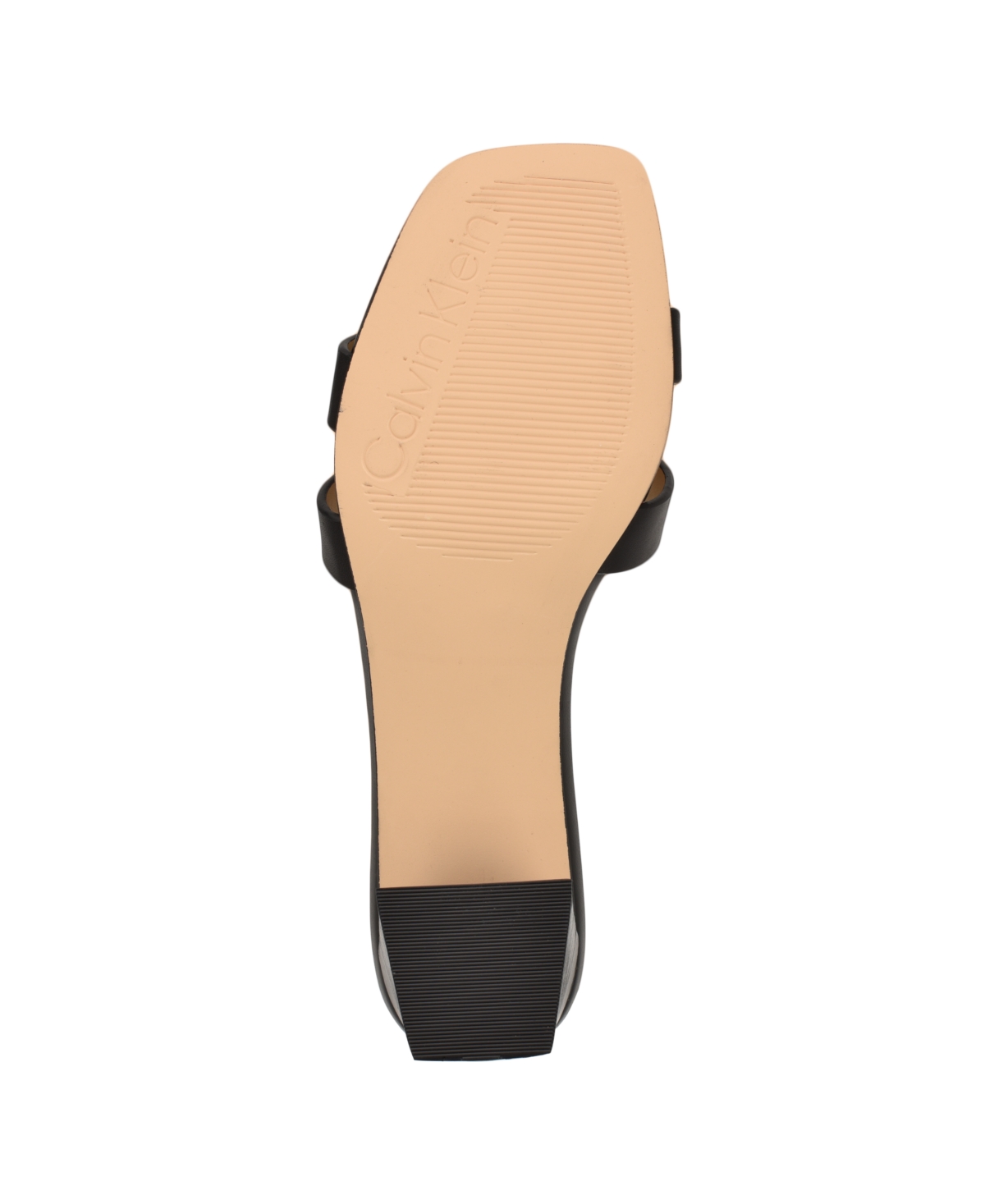 Calvin Klein Women's Andrae Slip-on Block Heel Sandals In Black