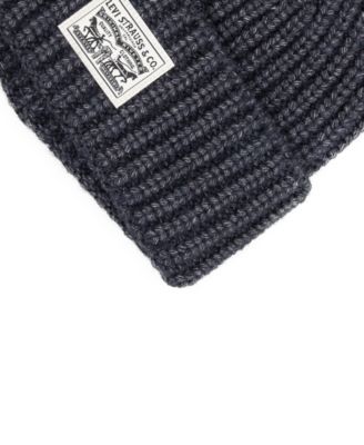Men's Heathered Rib Knit Fashion Beanie
