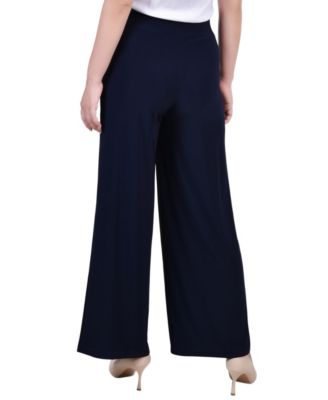 Petite Pull On Palazzo Pants
