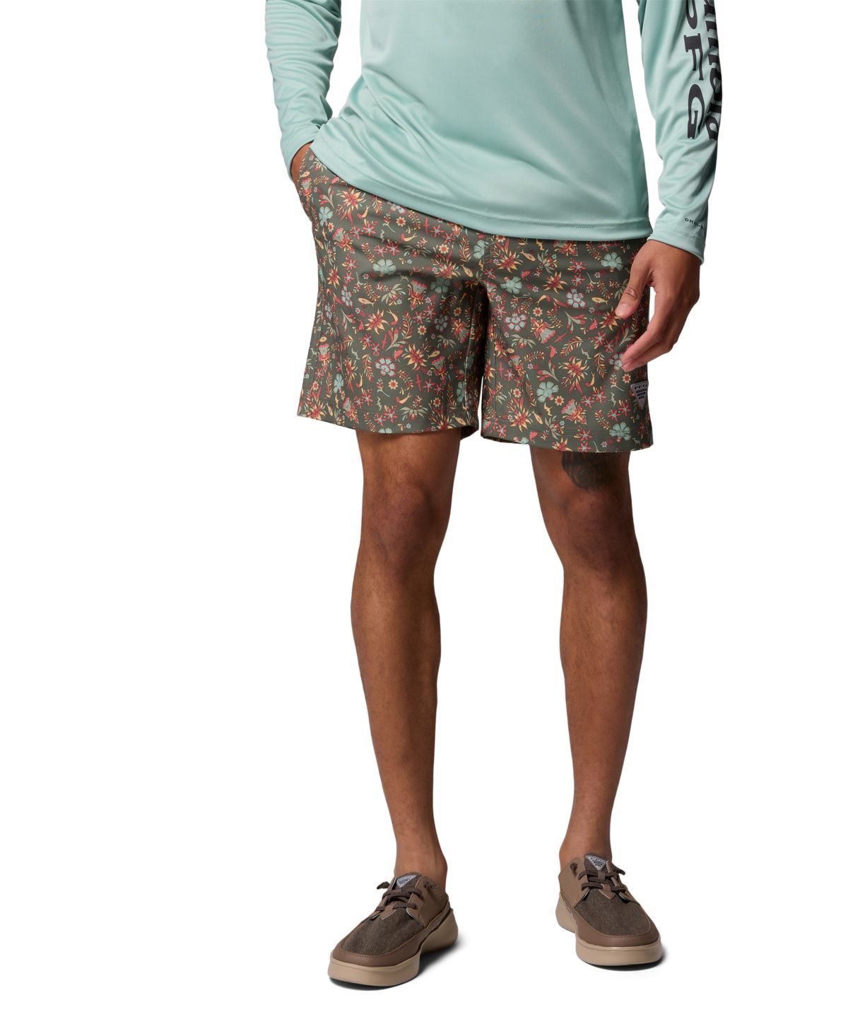 Мужские спортивные шорты для рыбалки с принтом Rambler Water Shorts