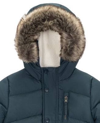 Baby Boys' Grosgrain Trim Parka Jacket