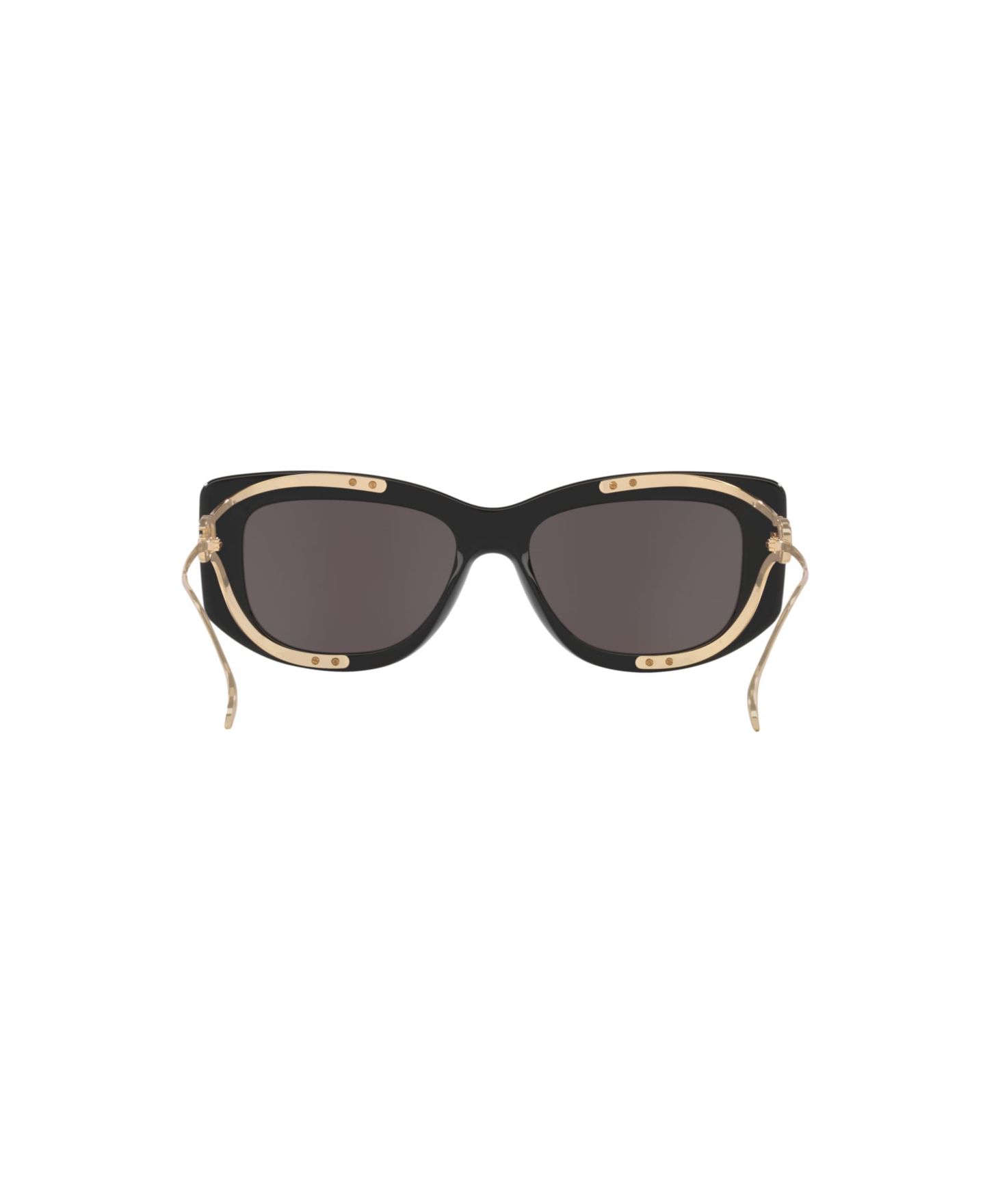 Женские солнцезащитные очки Gucci Rectangle Sunglasses, GG1566S GC002272, цвет: Чёрный — фото 4