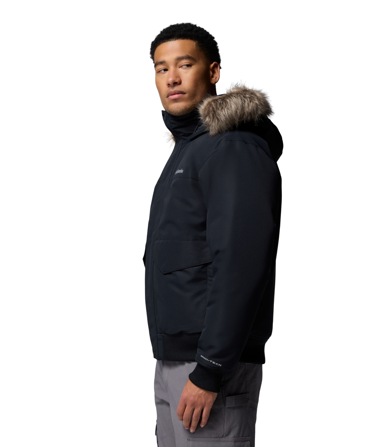 Columbia Men's Cape Ridge Bomber Jacket In Blue