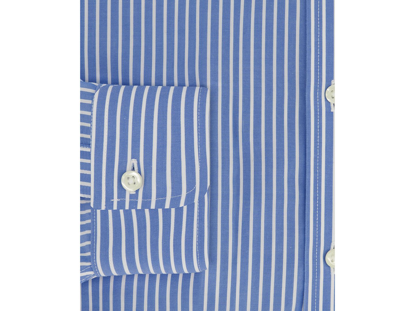 Мужские рубашки B By Brooks Brothers Regular Fit Non-Iron Polo Button-Down Thin Stripe Broadcloth Dress Shirt, цвет: Синий — фото 5
