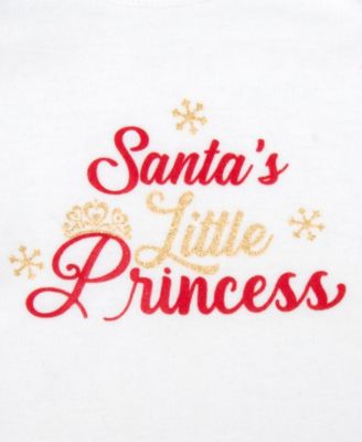 Baby Girls' Santa's Little Princess, 4-Piece Set