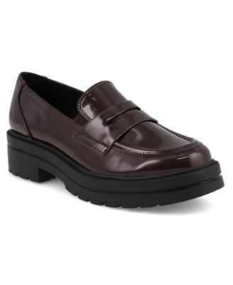 Women's Yoani Round Toe Lug Sole Loafers