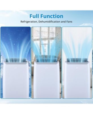12,000 BTU, Portable Smart 3-in-1 Functionality, Remote, 24-Hour Timer, Cooling, Dehumidifying & Fan Modes Air Conditioner