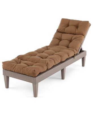 73'' Lounge Chaise Cushion Padded Recliner Cushion