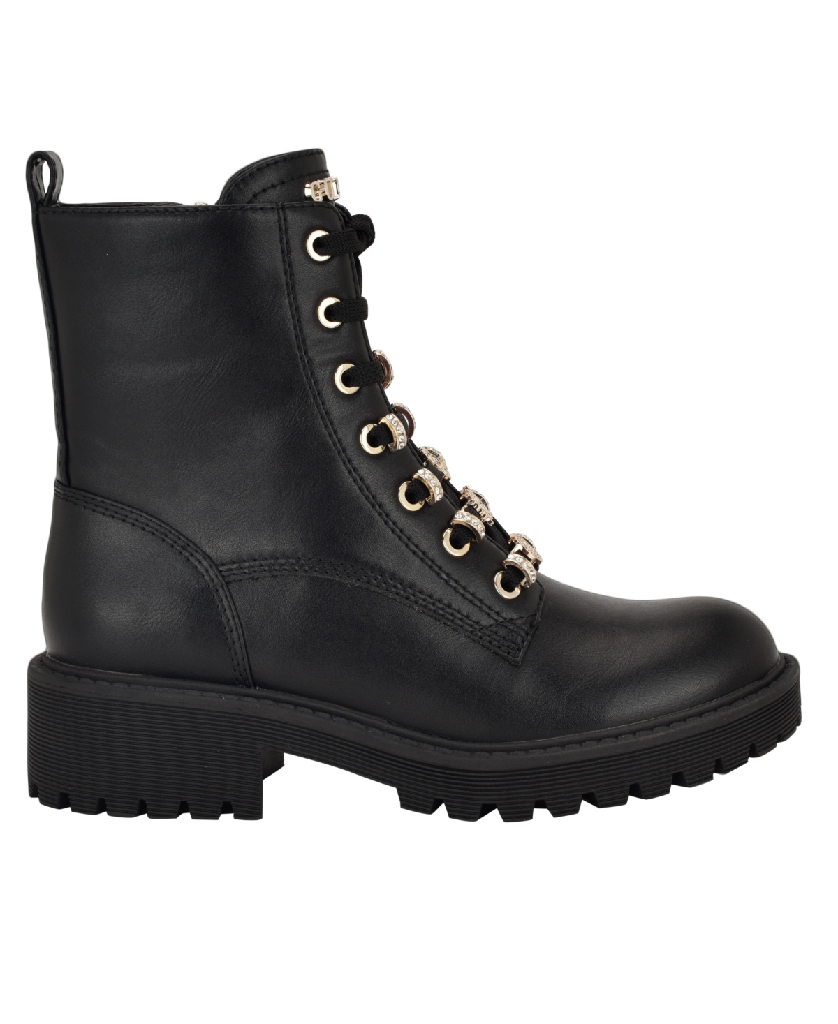 Guess Sionaa Lug Sole Boot In Black