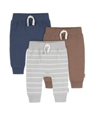 Baby Boys 3-Pack 0M-18M Leafless Tree Jogger Pants