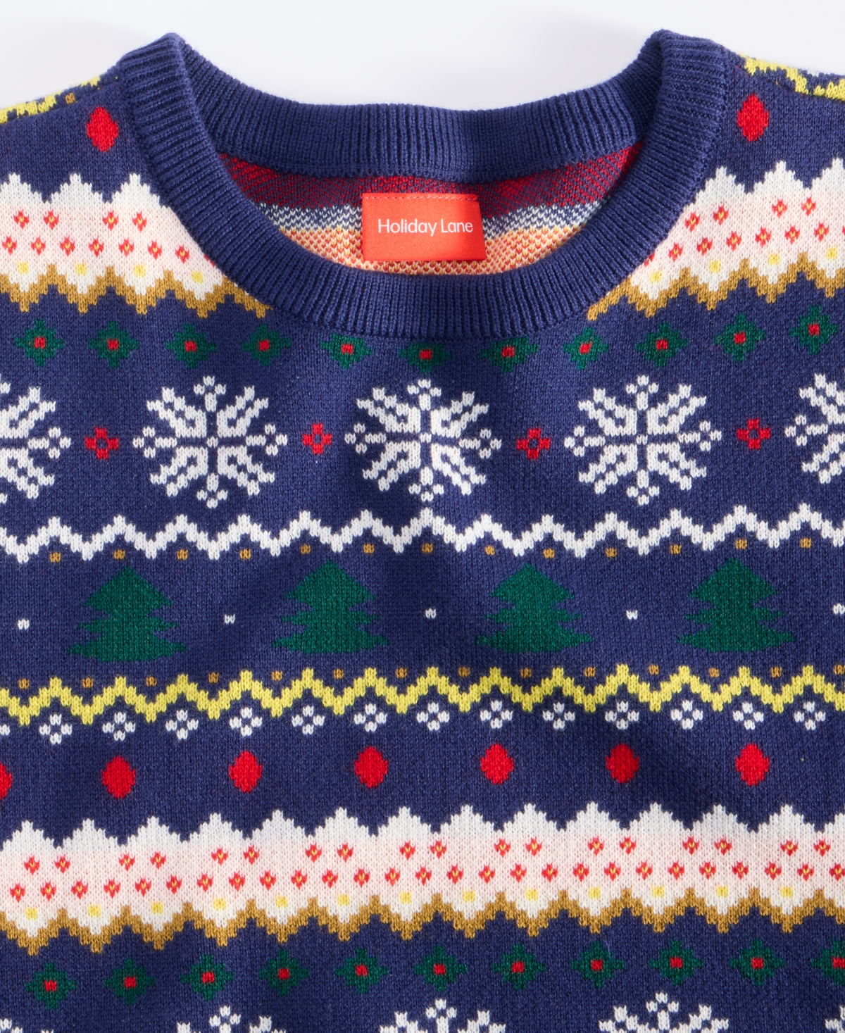 Holiday Lane Men's Fair Isle Zip-Neck Sweater, Macy's Exclusive