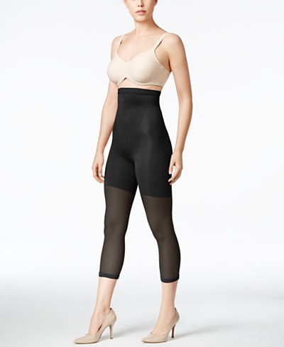 Spanx Women's Super High Power Tummy Control Footless Capri, Also Available  In Extended Sizes In Soft Nude- Nude