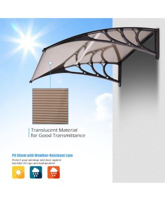 40''x 40'' Window Awning Door Canopy Outdoor Front Door
