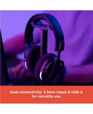 Gaming with 40 mm High-Fidelity Audio, Dual 3.5 mm & USB-A Plugs, RGB Lights, Maximum 100 dB Sensitivity 3304406 Headphones