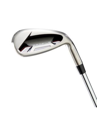 Profile Senior 11 Piece Mens Right Hand Golf Complete Set - Cart Bag - Standard / Regular / Red/Grey/Black