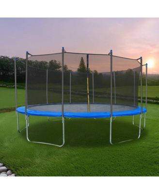 Universal Trampoline Replacement Enclosure Poles Fit 8 Straight Poles Trampoline