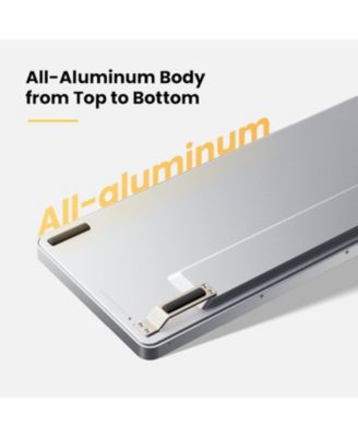 Flow84 Low-Profile Mechanical Keyboard & Mouse Set, 75% Wireless Rechargeable Keyboard with Bluetooth and Wired Connection