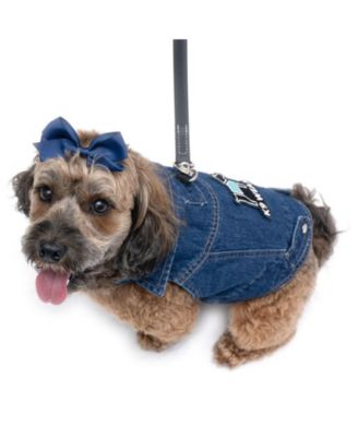 K9 WEAR Denim Jacket & Harness Set - XL