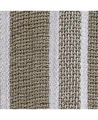 Men's Peanut Brown & Off-White Utility Halo-Stripe Oversized Shirt