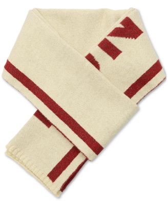 Metallic Rib Logo Scarf