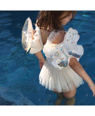 Inflatable Arm Bands: Cotton Candy - Glitter