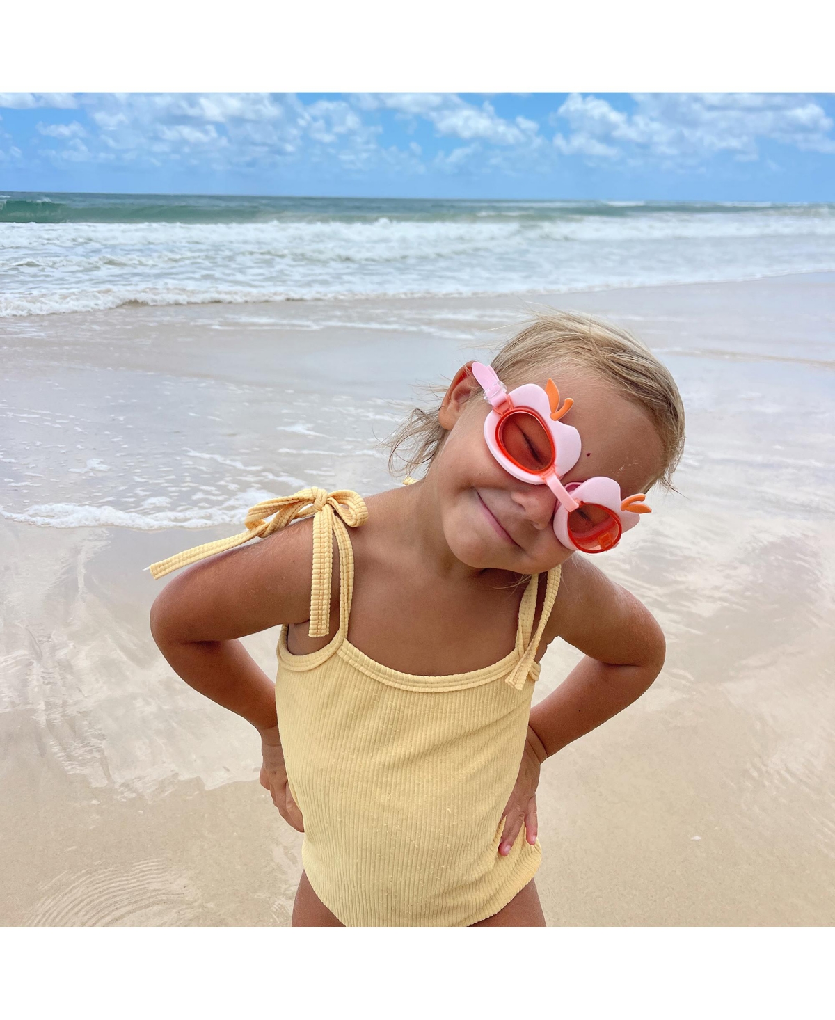 Sunnylife Swim Goggles: Cotton Candy