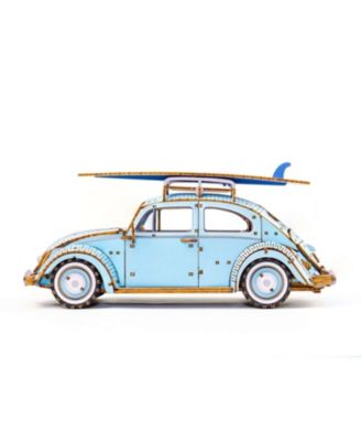3D DIY Puzzle: 1949 VW Beetle Type 1 Wa-Gu-Mi Color Version - 346pcs