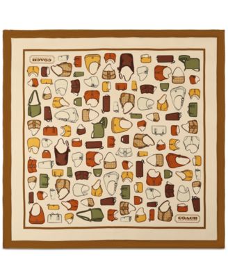COACH - Originals Printed Silk Square Scarf