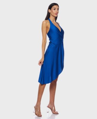 Juniors' Asymmetrical Side Tie Dress