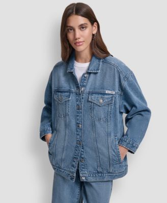 DKNY Jeans - Women's Denim Trucker Jacket