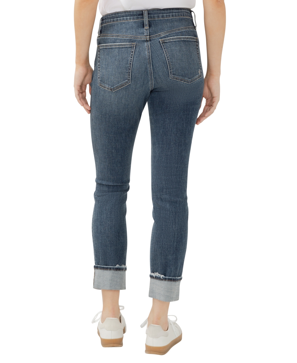 Silver Jeans Co. Women's Elyse Mid Rise Skinny Jeans In Blue