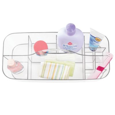 Plastic Cosmetic Organizer Tote - Clear Bin