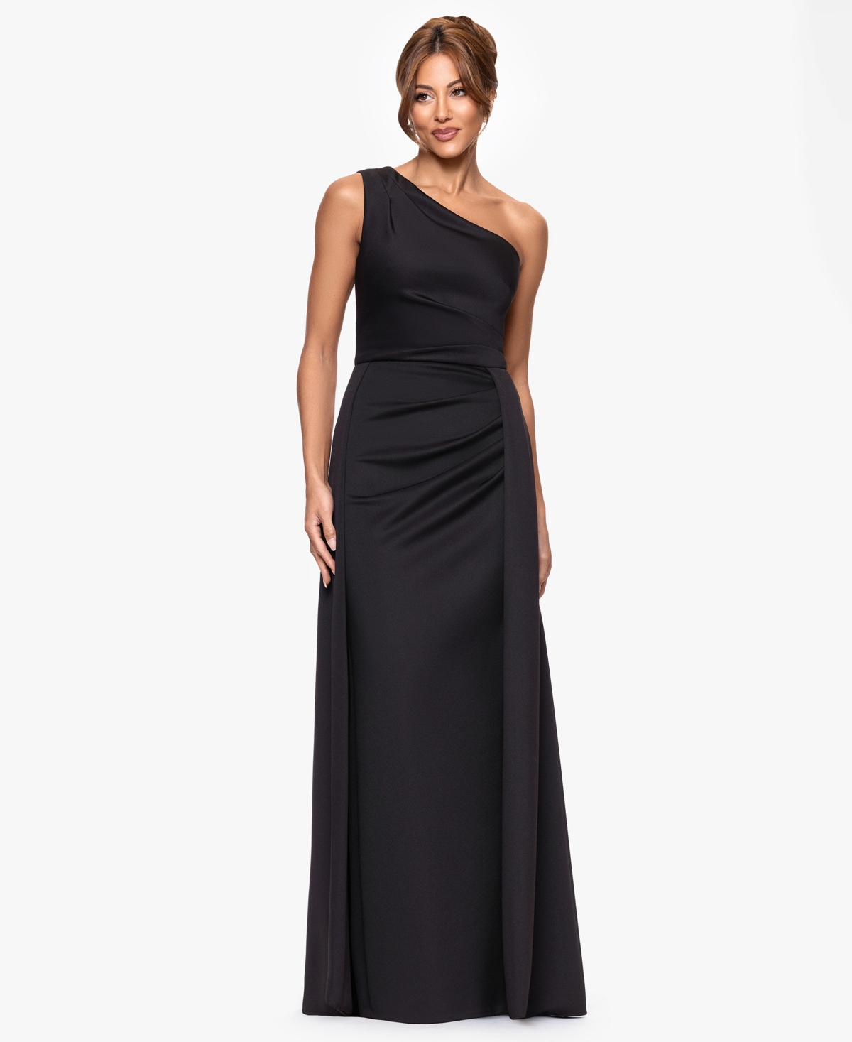 Xscape Women's Sleeveless Maxi Dress In Black